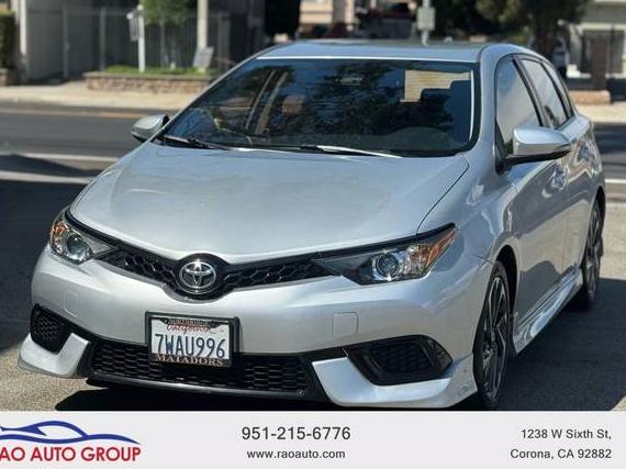 TOYOTA COROLLA IM 2017 JTNKARJE2HJ531030 image